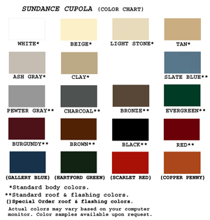 Ace Royal Paint Color Chart